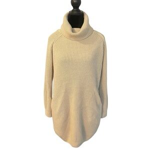 Simplee Apparel Cream Turtleneck Sweater